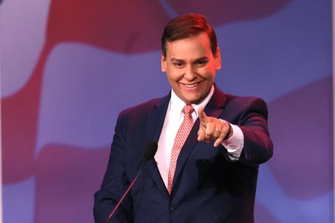 George Santos bei einer Wahlkampfveranstaltung