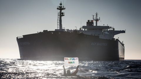 Öltanker Ölpreisdeckel