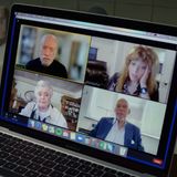 Stephen Sondheim, Angela Lansbury, Kareem Abdul-Jabbar und Natasha Lyonne in "Glass Onion"