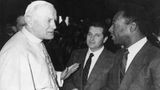 Pelé mit Papst Johannes Paul II.
