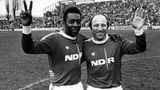 Pelé mit Uwe Seeler
