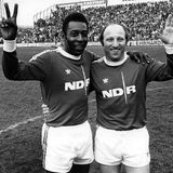 Pelé mit Uwe Seeler