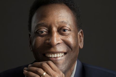 Das Fußball-Ausnahmetalent Pelé posiert für ein Foto