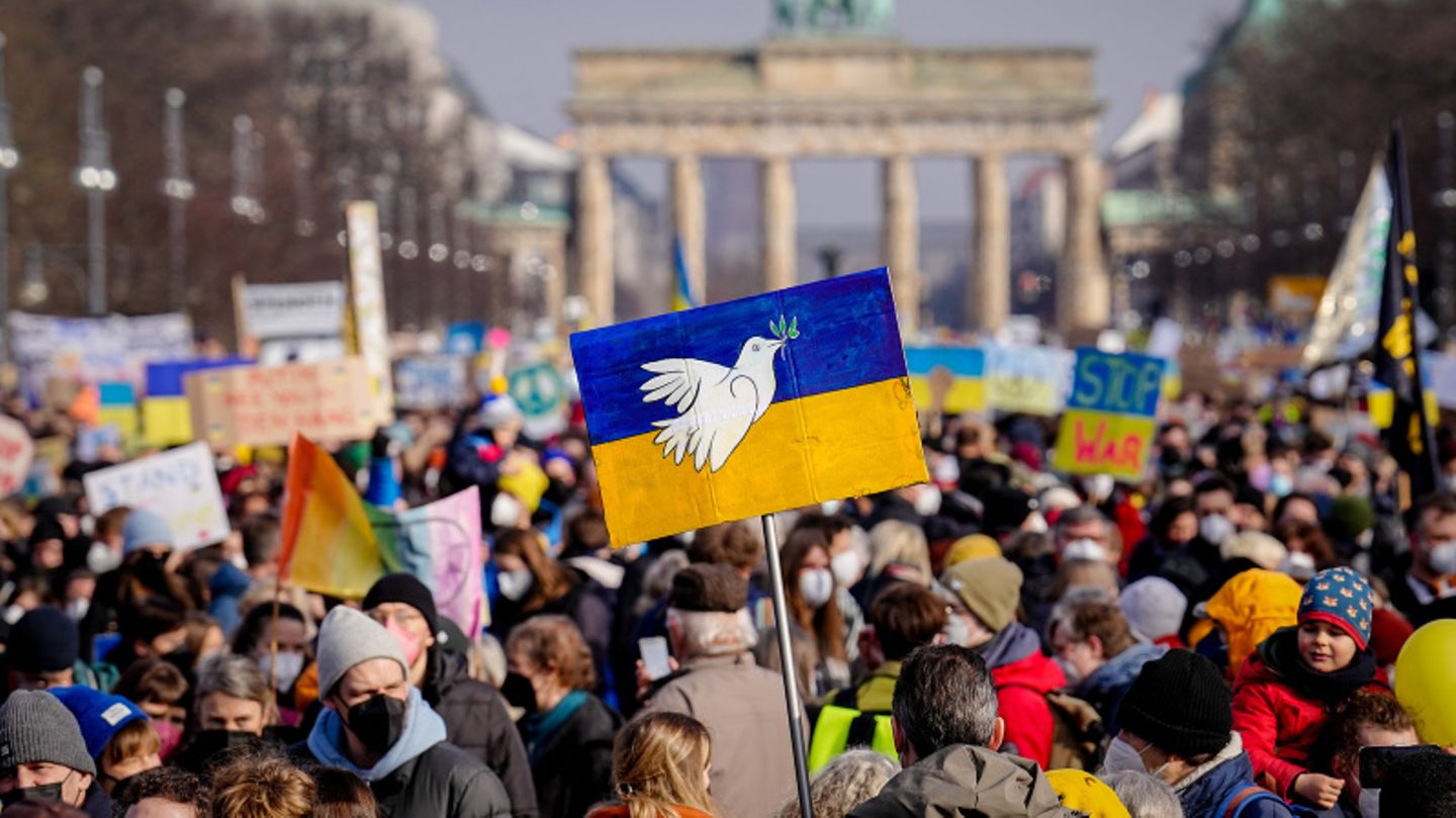Friendensdemo in Berlin
