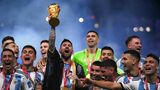 Argentinies Mannschaft jubelt nach WM-Sieg
