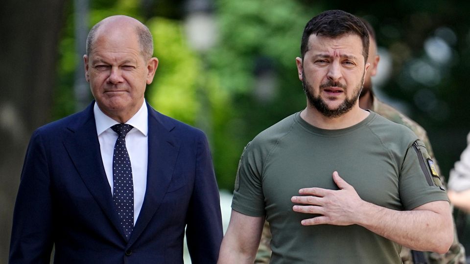 Ukraine-Präsident Selenskyj Bedankt Sich Bei Kanzler Scholz | STERN.de