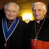 Georg Ratzinger und Papst Benedikt XVI