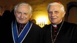 Georg Ratzinger und Papst Benedikt XVI