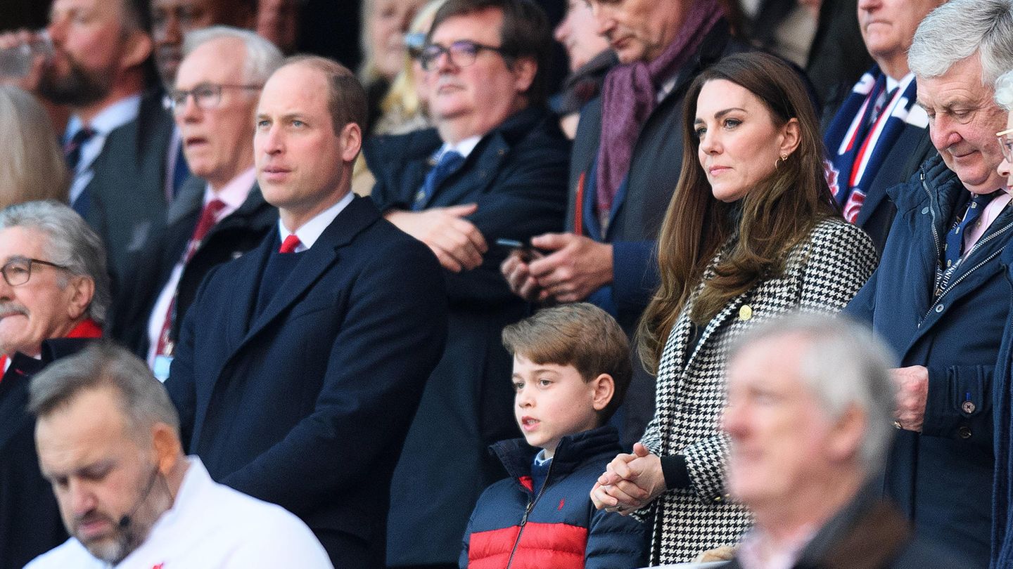 Prinz George beim Rugbyturnier Prinz George
