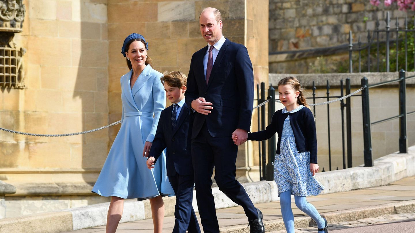 Prinz George und Prinzessin Charlotte
