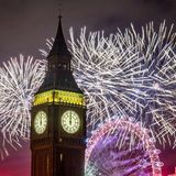 1. Januar London Feuerwerk
