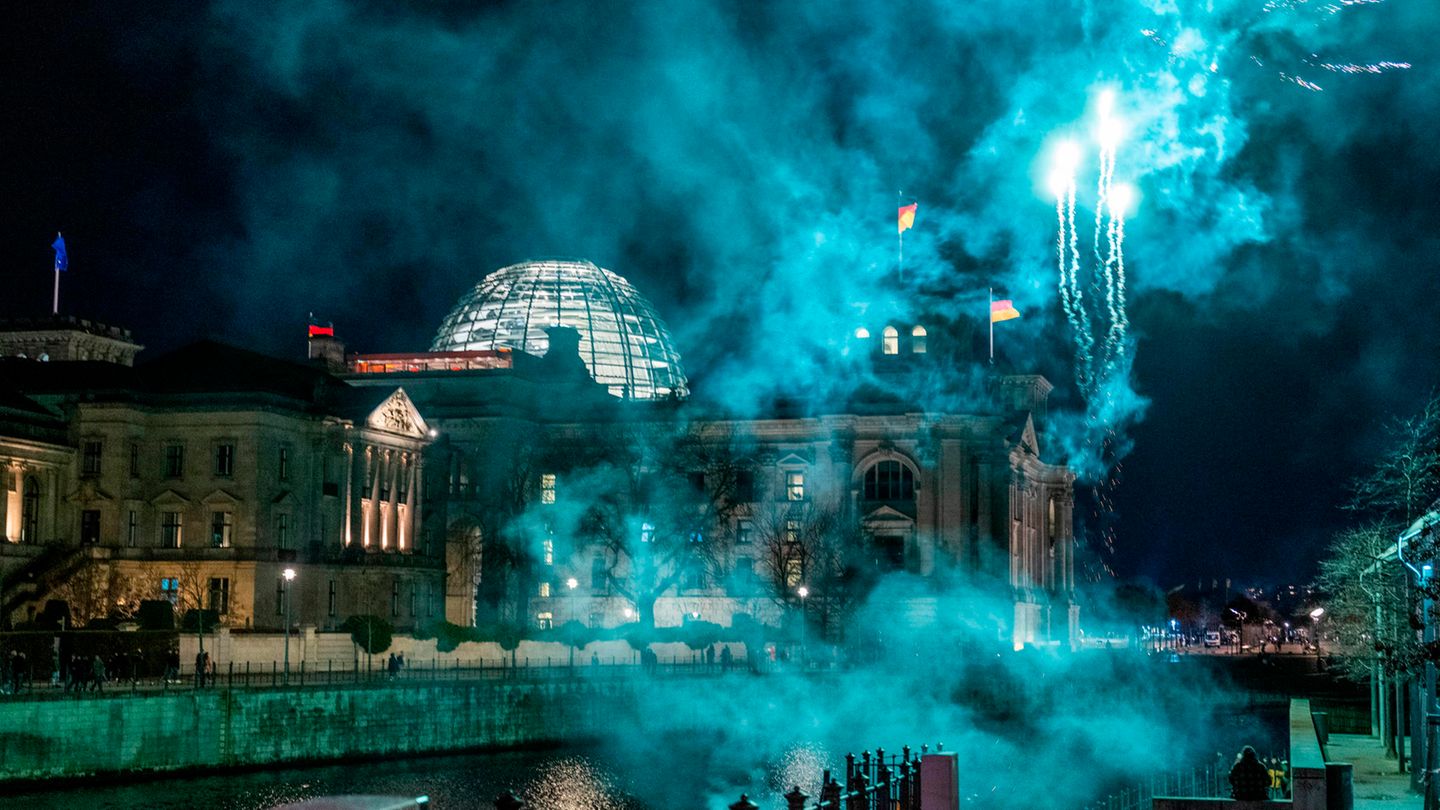 1. Januar Berlin Feuerwerk