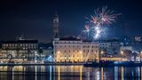 1. Januar Kroatien Split Feuerwerk