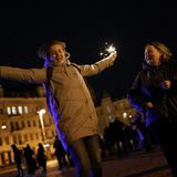 Wunderkerzen in Kiew