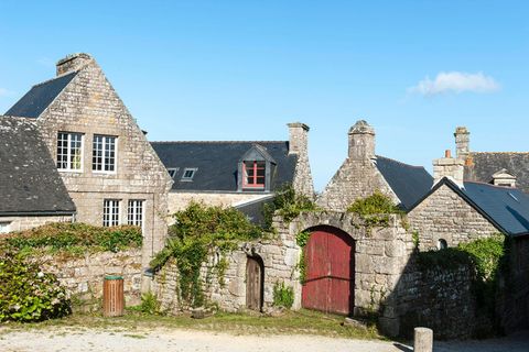 Ein Steinhaus in Frankreich