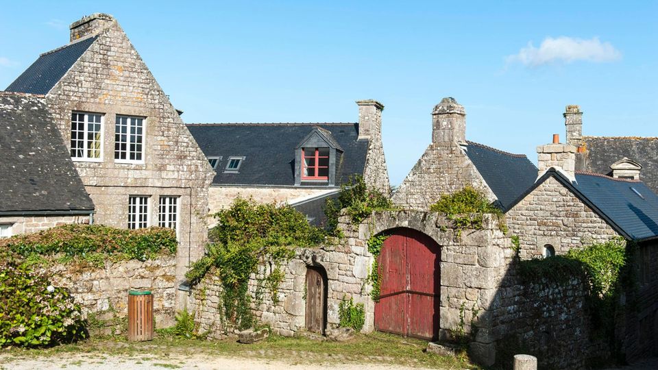 Ein Steinhaus in Frankreich