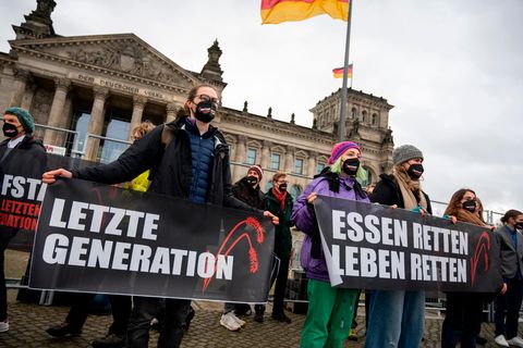 Aktivisten der Letzten Generation