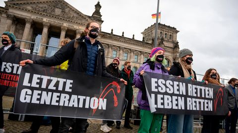 Aktivisten der Letzten Generation