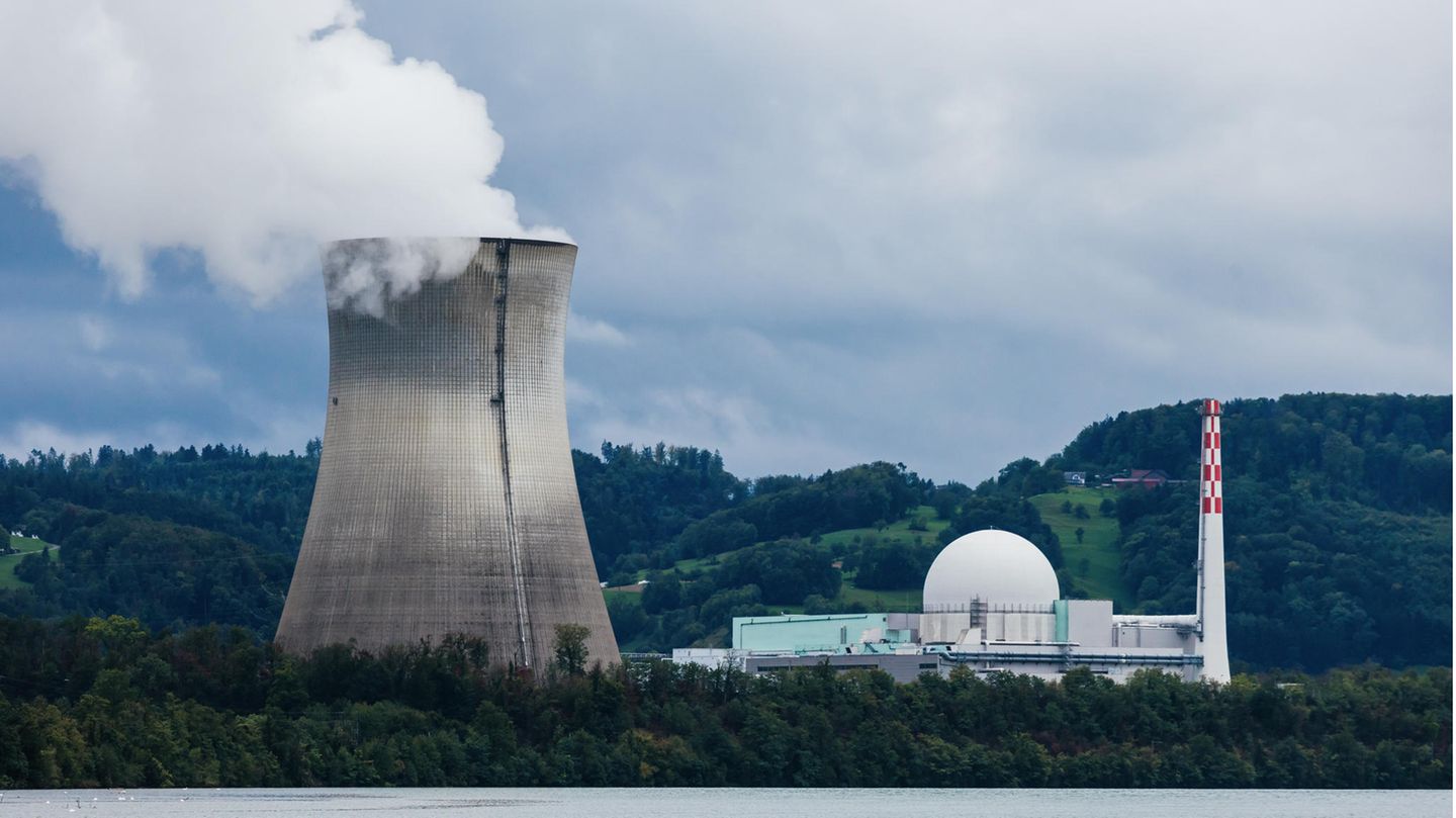 Das Atomkraftwerk Leibstadt im gleichnamigen Ort im Kanton Aargau