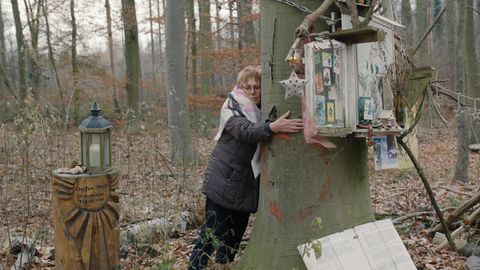 Elisabeth Meyn im Hambacher Forst