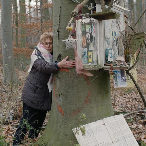 Elisabeth Meyn im Hambacher Forst