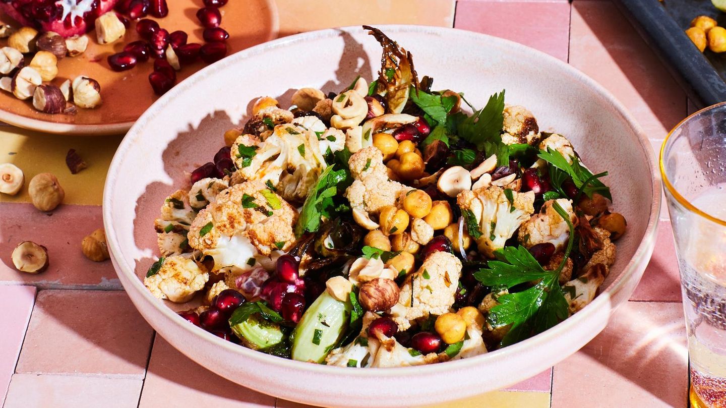 Orientalischen Blumenkohl-Salat