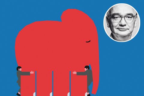 Nico Fried Kolumne Illustration mit Elefant