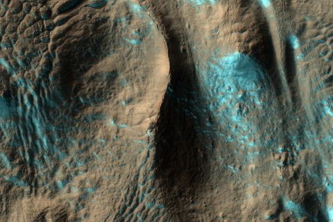 Winter auf dem Mars