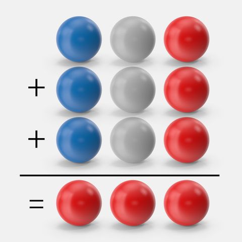 Schwere Nuss: Jede Farbe steht für eine Ziffer, können Sie das Rätsel lösen?