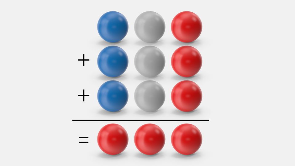 Schwere Nuss: Jede Farbe steht für eine Ziffer, können Sie das Rätsel lösen?