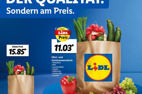Lidl-Werbung gegen den "Edeka Preis"