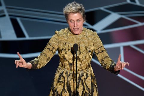Frances McDormand bei den Oscars 2018