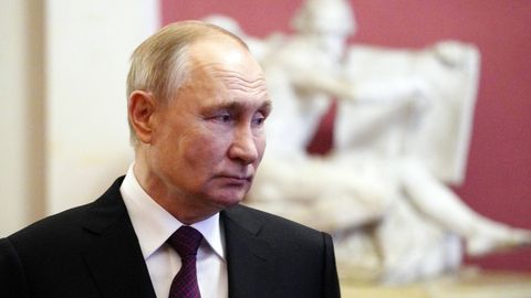 Wladimir Putin hat Russland auf ein weiteres Jahr des Kriegs eingestimmt 