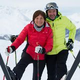 Bis zuletzt liebte Mittermaier liebte das Skifahren. Mit Ehemann Christian Neureuther war sie regelmäßig auf der Piste, wie hier auf einer Aufnahme aus Österreich im Jahr 2016. "Das reine Skifahren ist für mich immer noch das Schönste, was es gibt und wo mir immer das Herz aufgehen wird", sagte sie einmal.