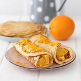 Orangen-Crêpes