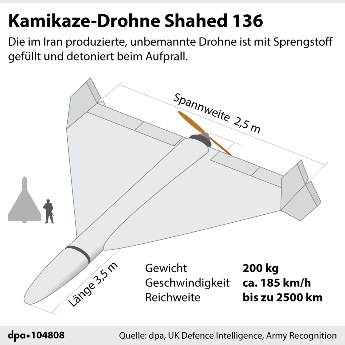 kamikaze drohne