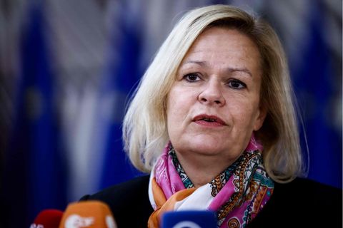 Nancy Faeser spricht