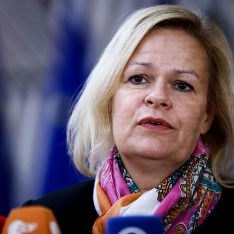 Nancy Faeser spricht