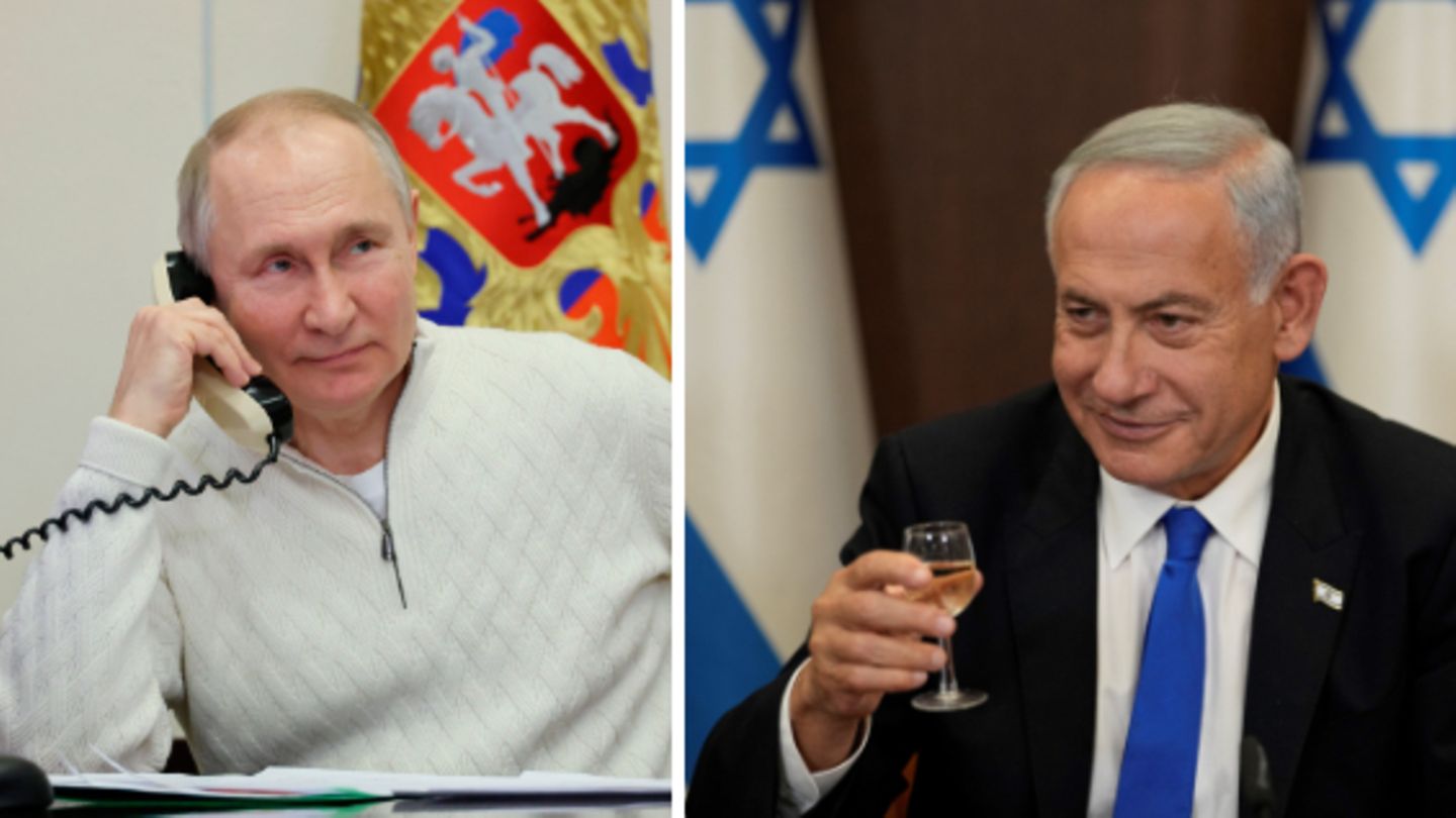 Der russische Präsident Wladimir Putin und Israels Staatschef Benjamin Netanjahu