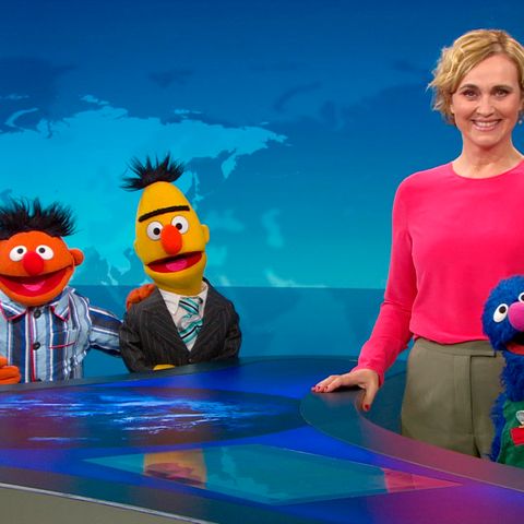 Sesamstraße in den Tagesthemen