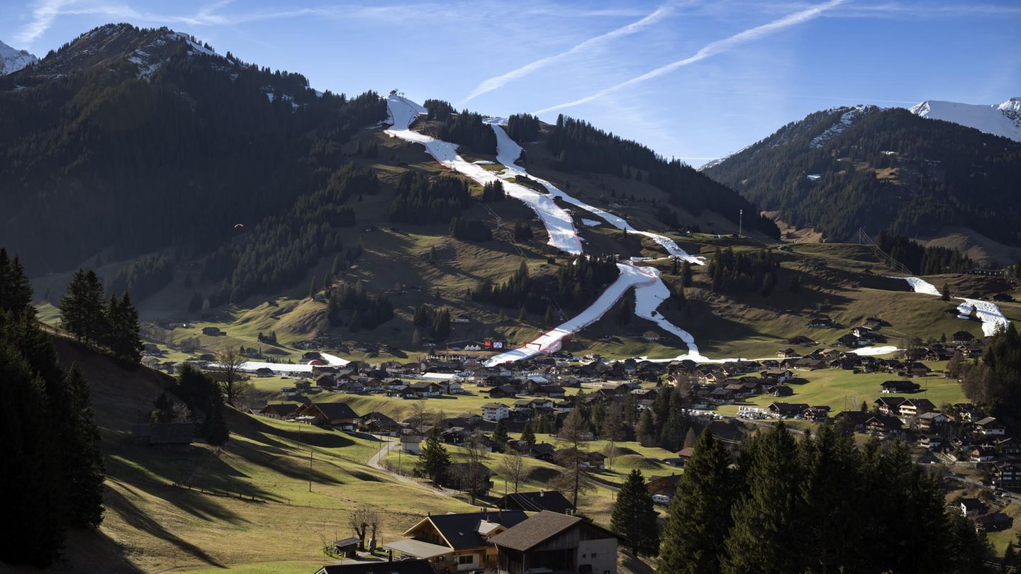Switzerland: Giant slalom in Adelboden takes place – thanks to 500 kilograms of salt