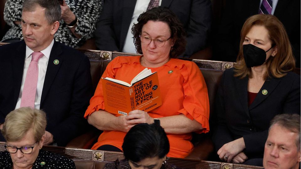 Democrat Katie Porter on the fourth day of the US House of Representatives