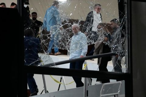 Präsident Lula im Planalto-Palas