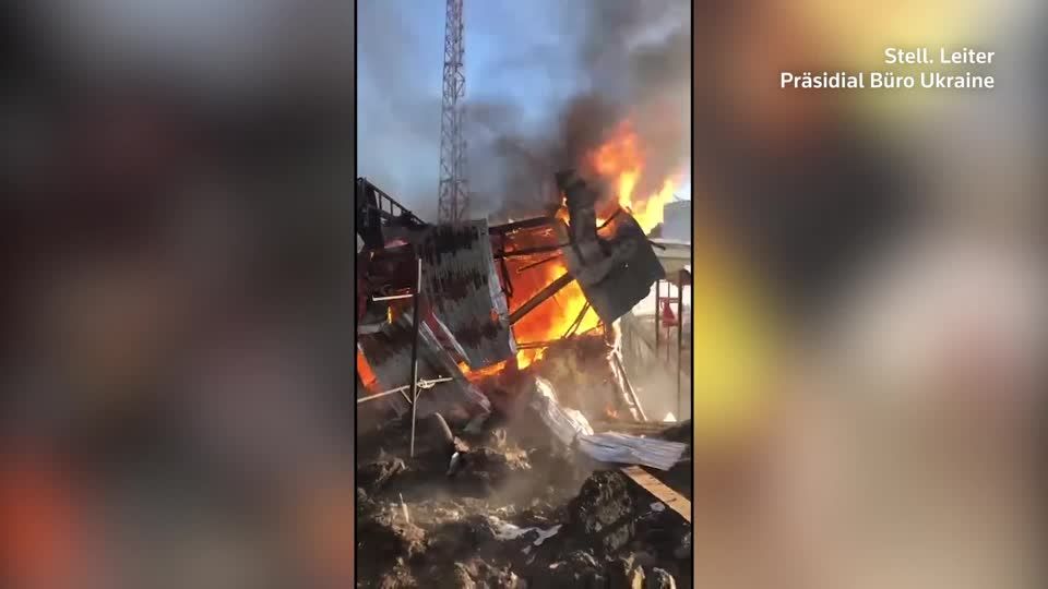Video: Heftige Kämpfe im Osten der Ukraine dauern an