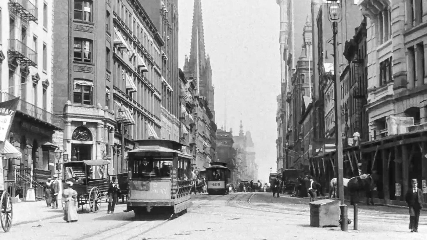 Vor 127 Jahren – so sah der Broadway in New York City 1896 aus | STERN.de