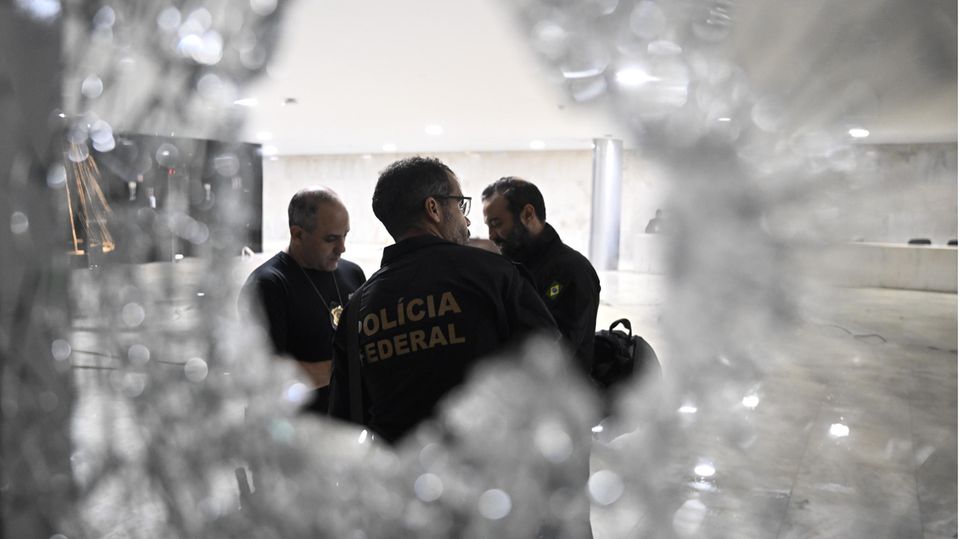 Brasilien: Bilder der Zerstörung nach Sturm auf Regierungsgebäude