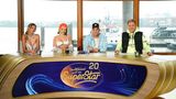 Leony, Katja Krasavice, Pietro Lombardi und Dieter Bohlen, Jury-Mitglieder der Castingshow "Deutschland sucht den Superstar"