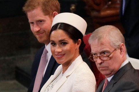 Prinz Harry, Herzogin Meghan und Prinz Andrew