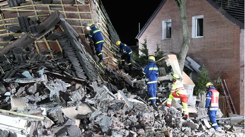 Haus in Bochum Explosion