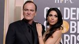 Quentin Tarantino (l) und Daniella Pick